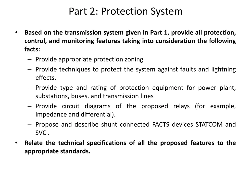 part 2 protection system