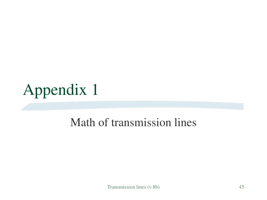 appendix 1 1