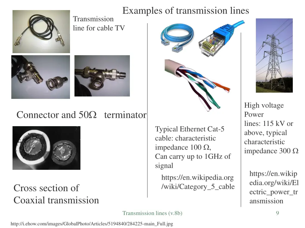 examples of transmission lines