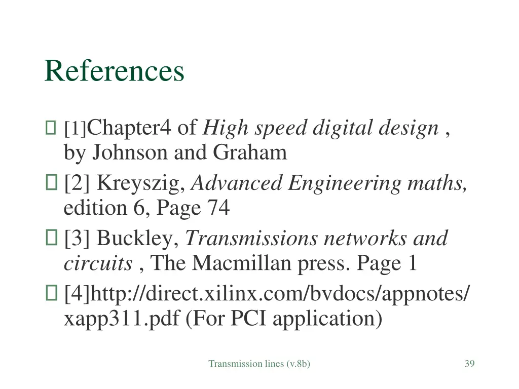 references