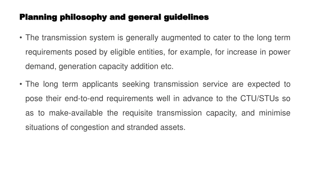 planning philosophy and general guidelines 1