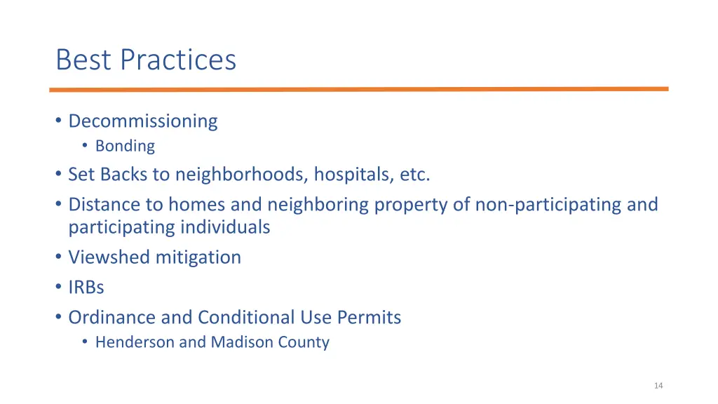 best practices