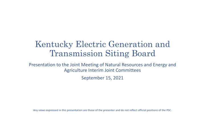 kentucky electric generation and transmission
