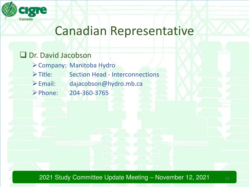canadian representative