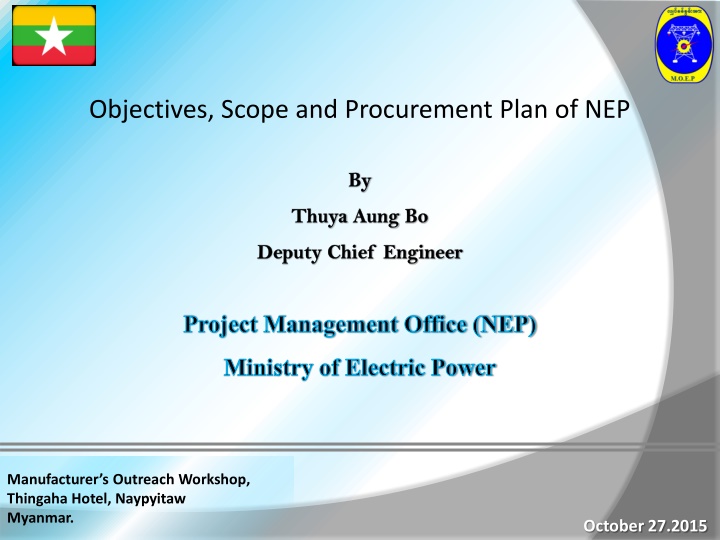 objectives scope and procurement plan of nep