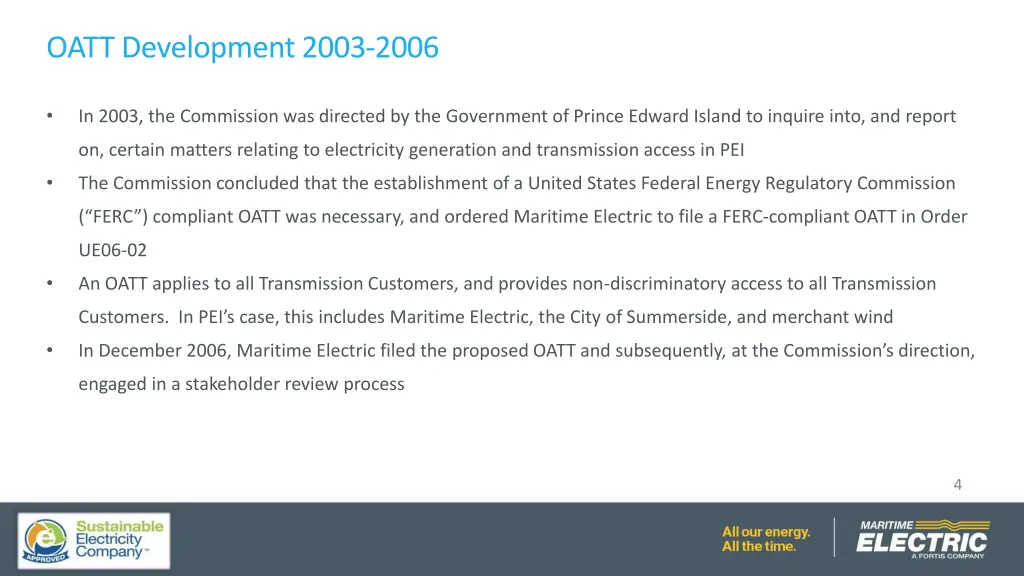 oatt development 2003 2006