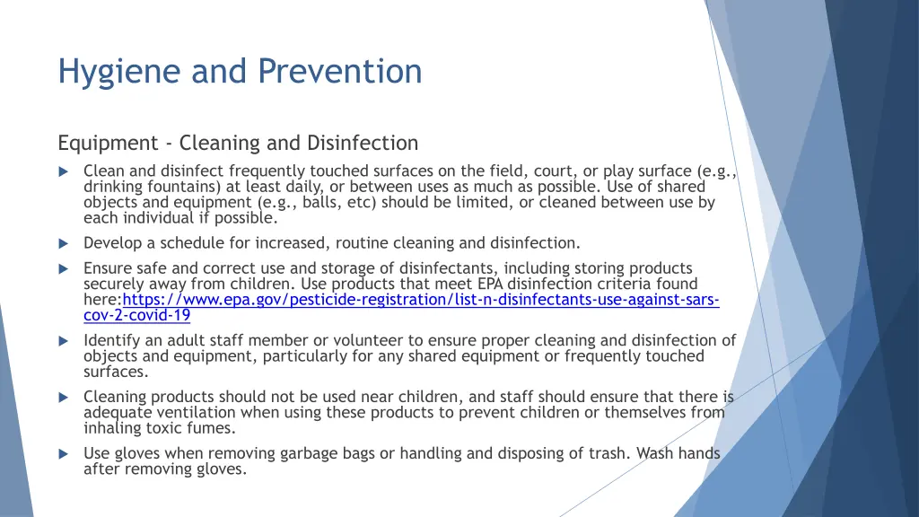 hygiene and prevention 5