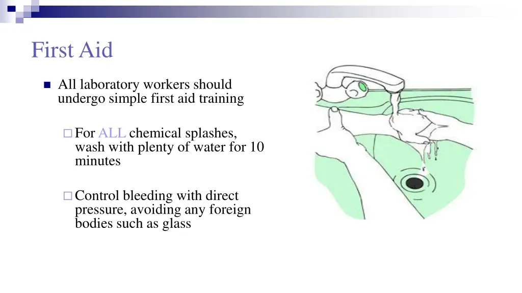 first aid
