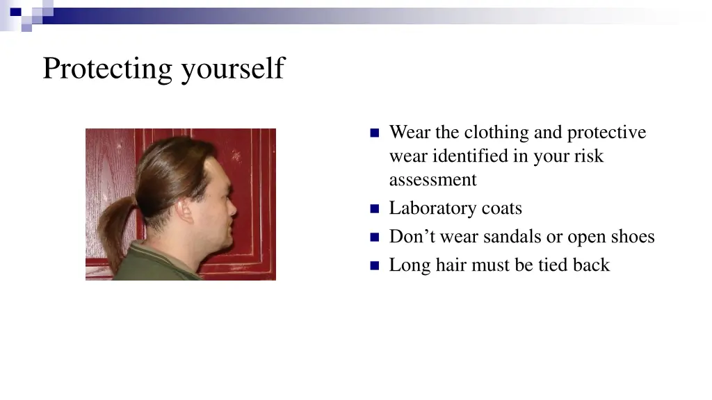 protecting yourself