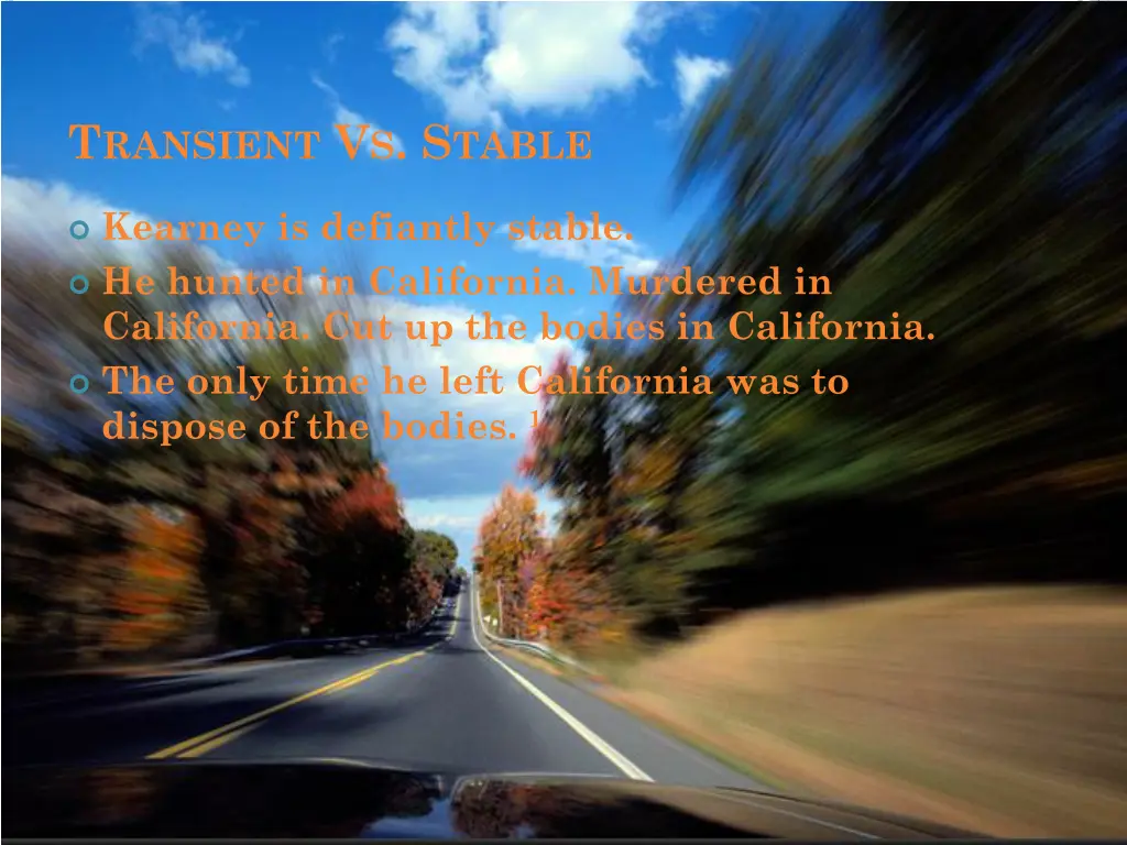 t ransient v s s table