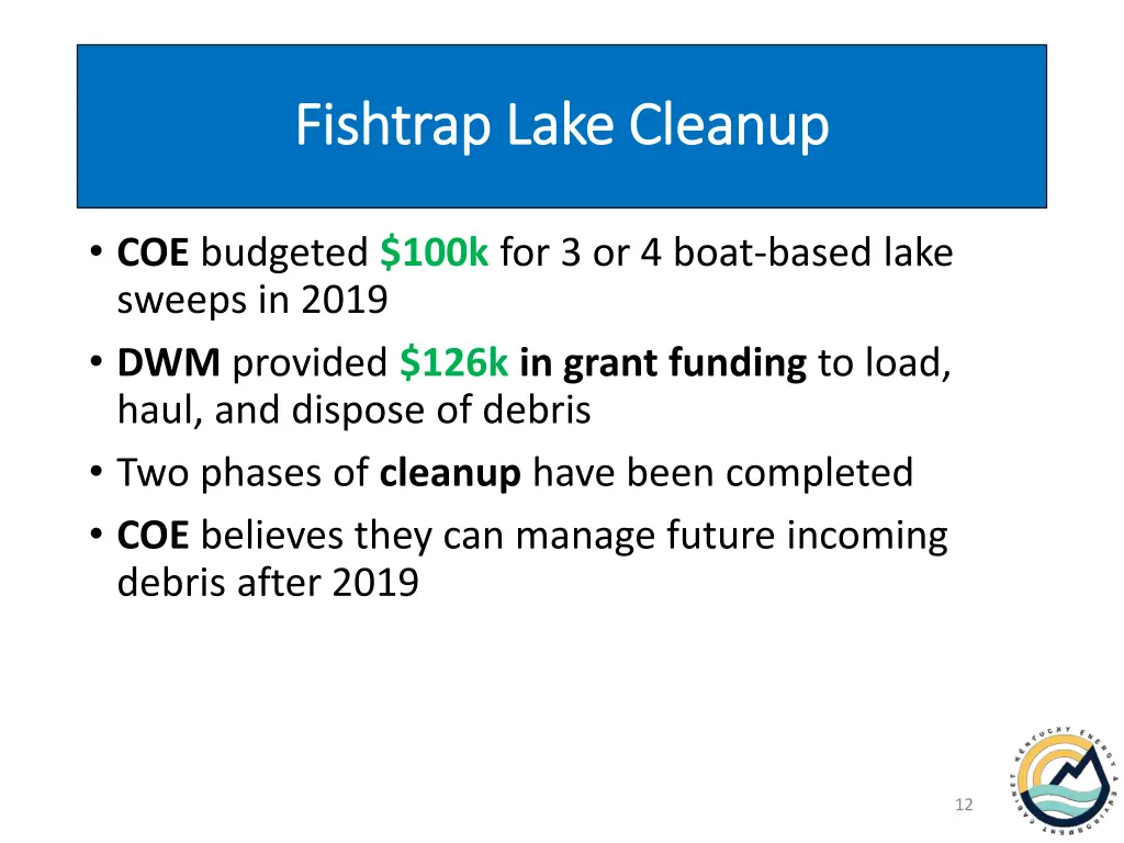 fishtrap fishtrap lake cleanup lake cleanup 1