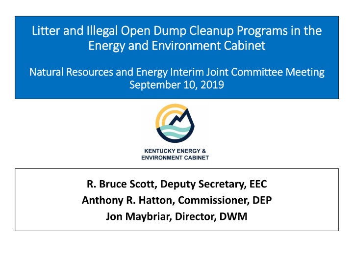 litter litter and illegal open dump cleanup
