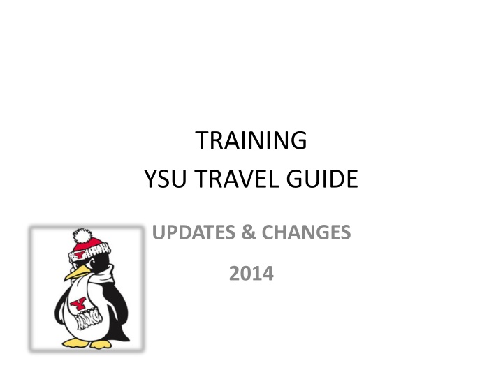 training ysu travel guide