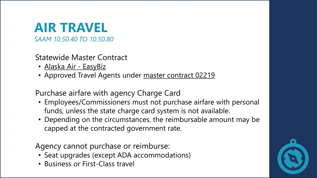 air travel saam 10 50 40 to 10 50 80