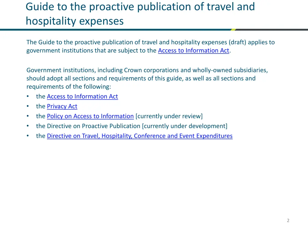 guide to the proactive publication of travel 1