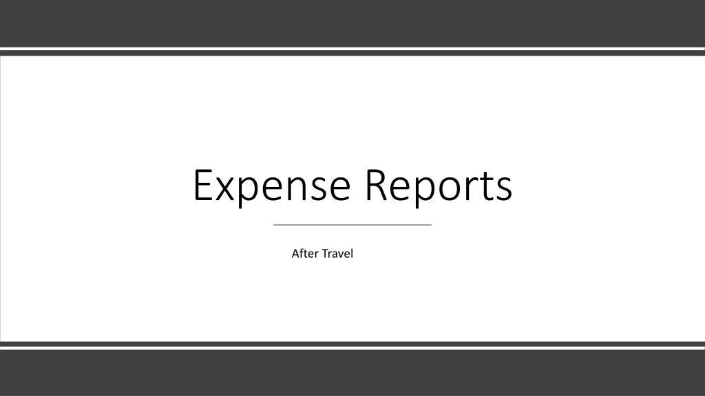expense reports