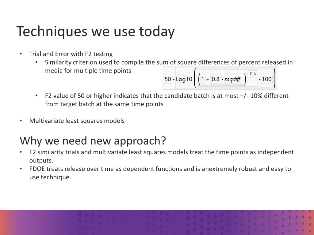 techniques we use today
