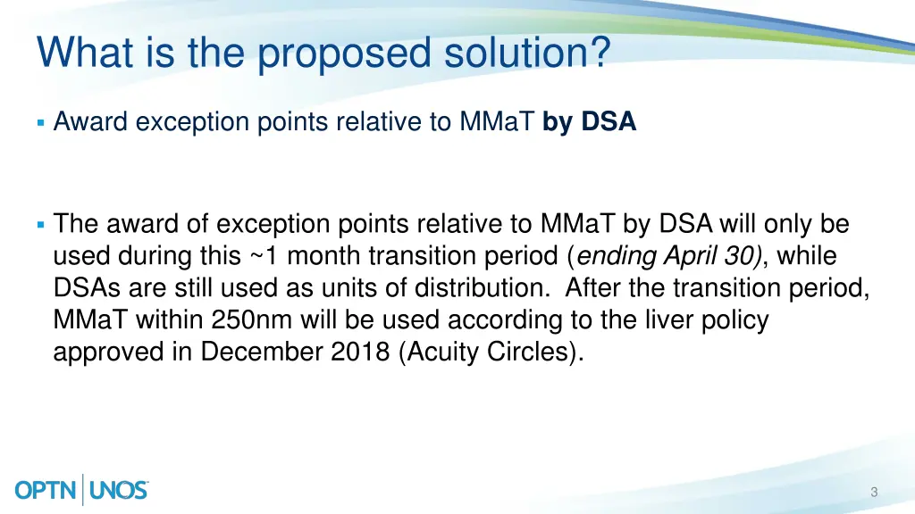 what is the proposed solution