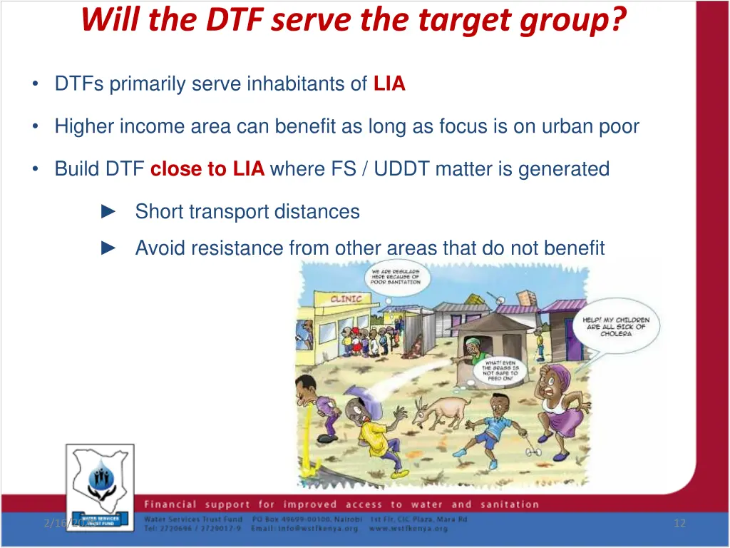 will the dtf serve the target group