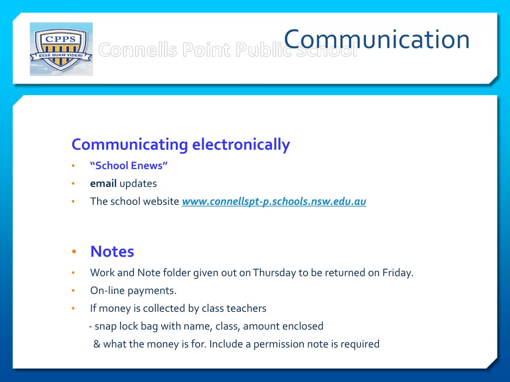 communication