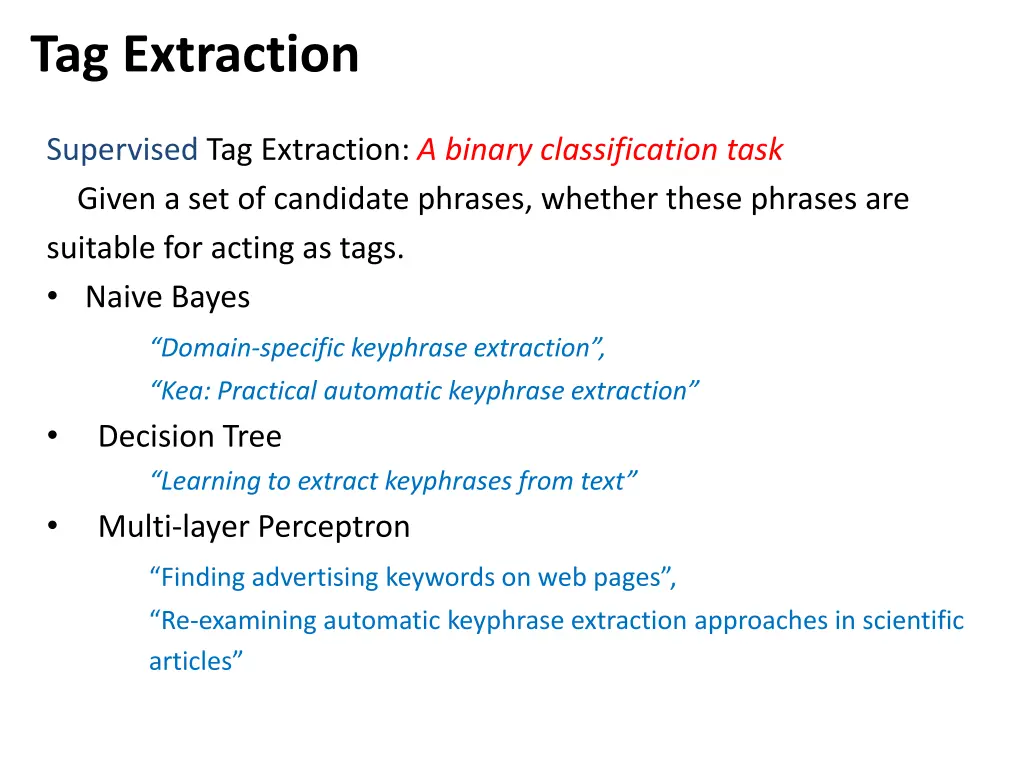 tag extraction 1