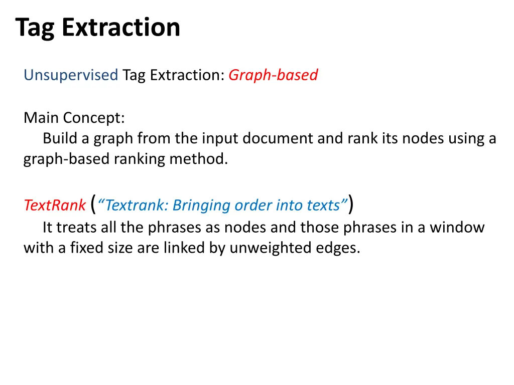 tag extraction 5