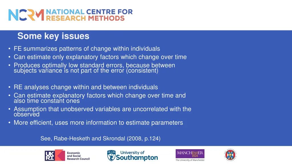 some key issues