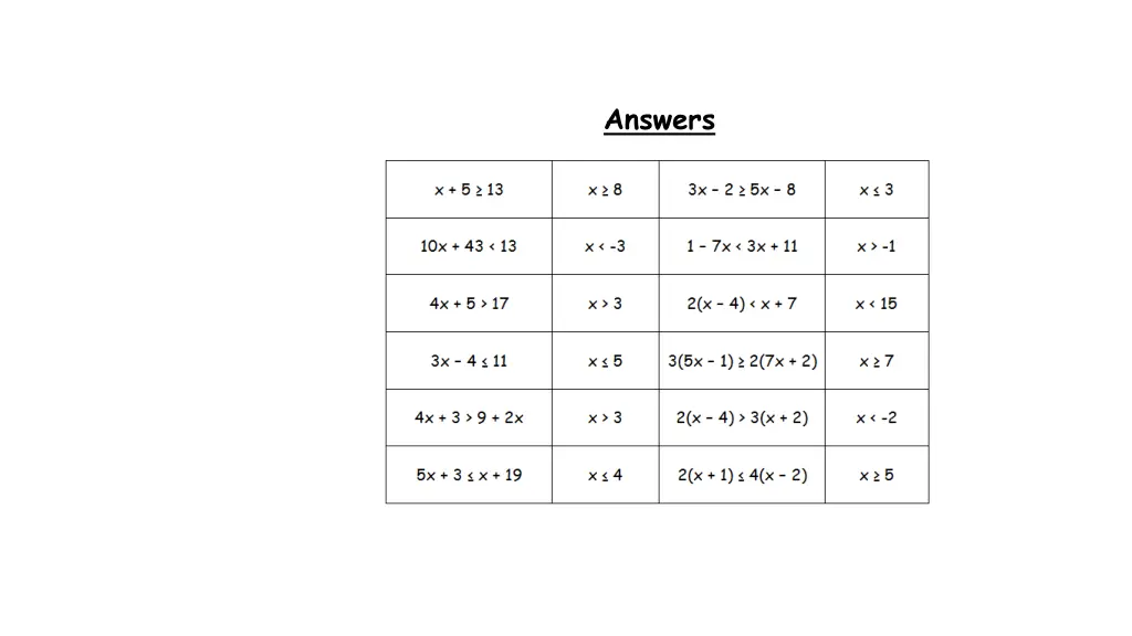 answers 1