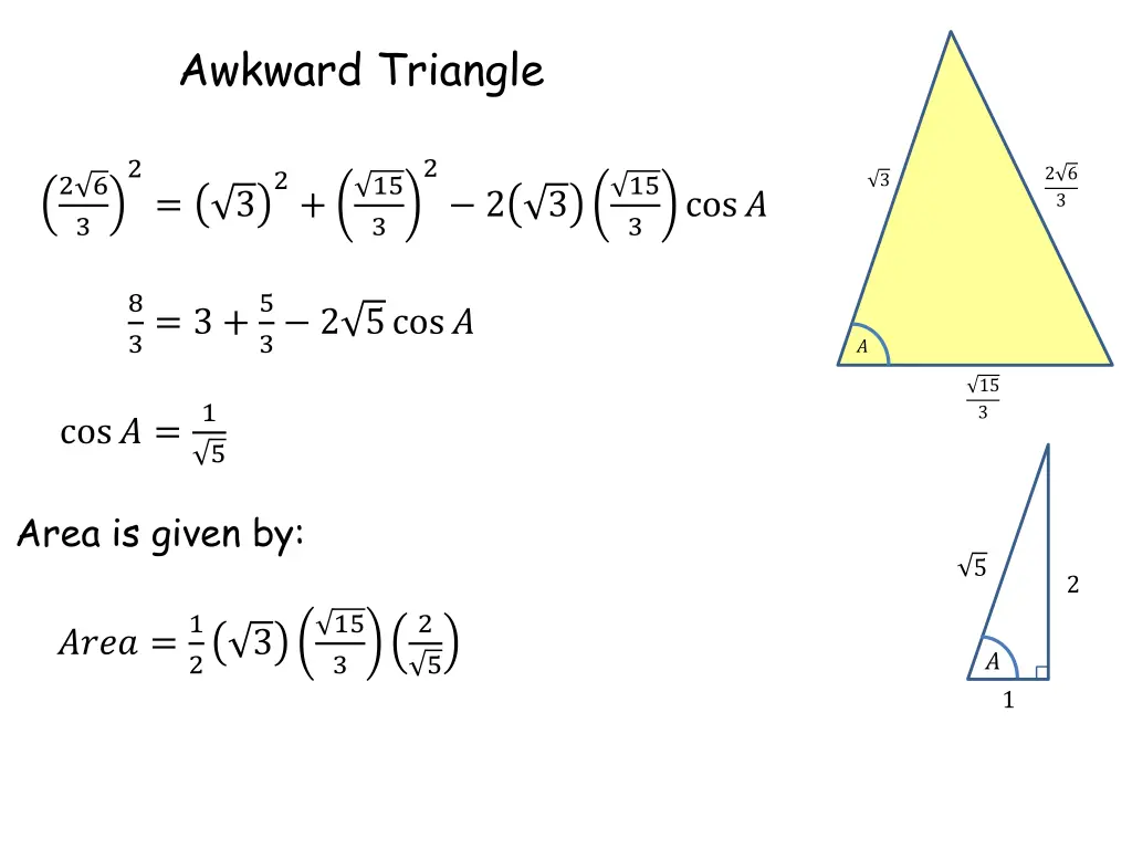 awkward triangle 3