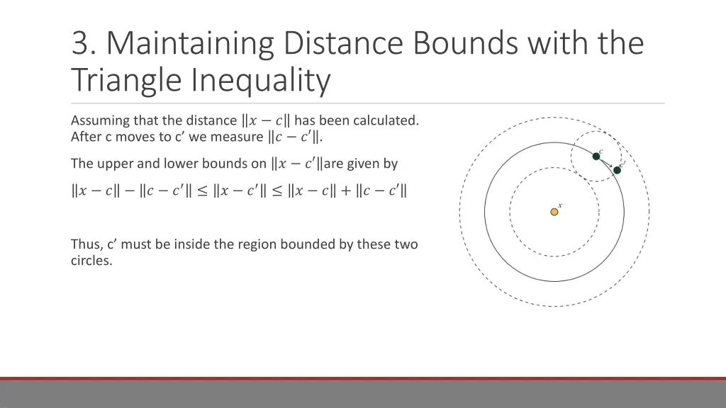 3 maintaining distance bounds with the triangle