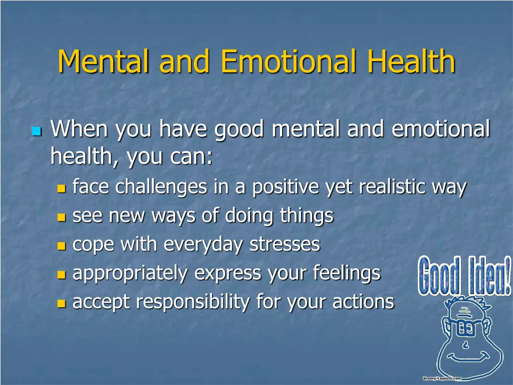 mental and emotional health