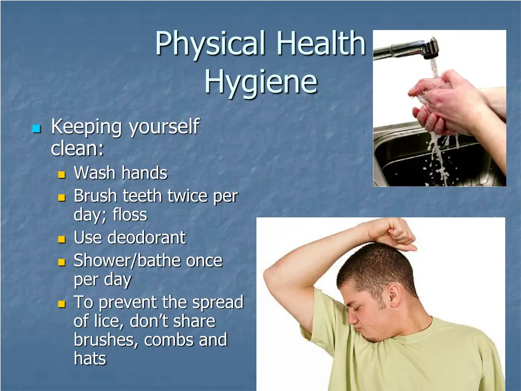 physical health hygiene