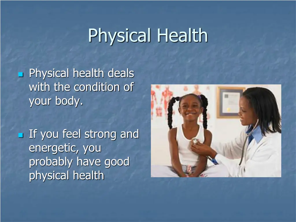 physical health