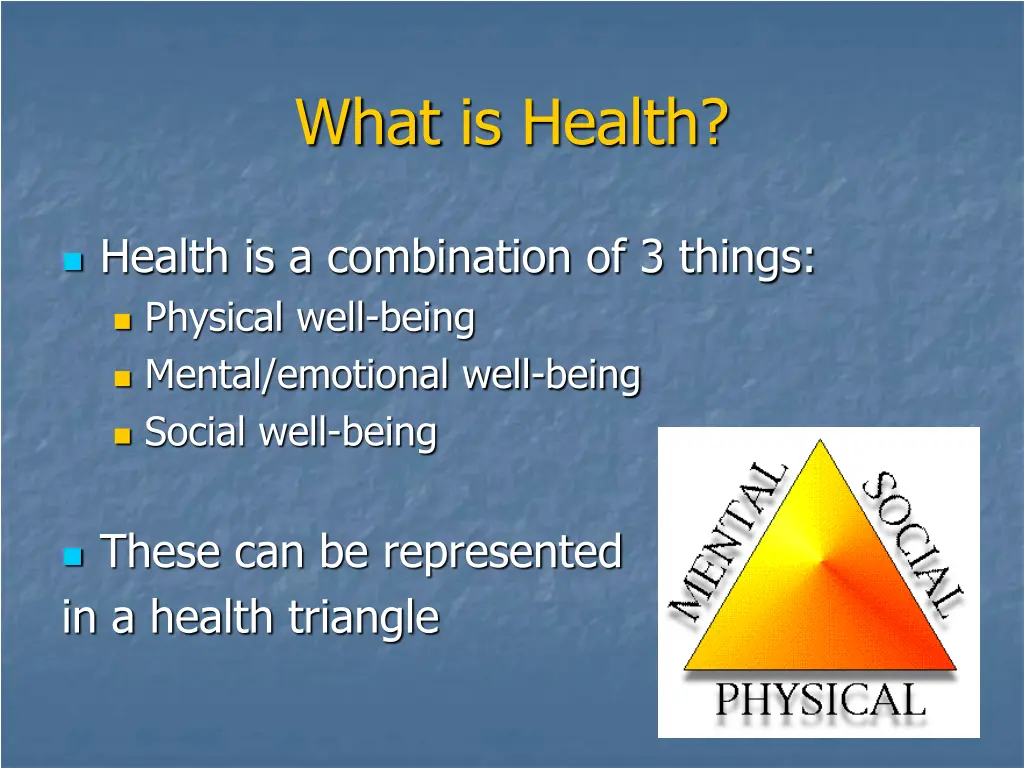 what is health