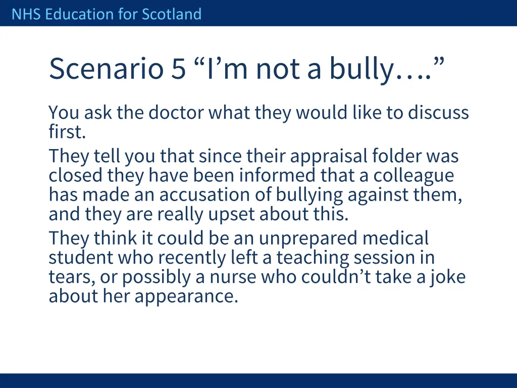 nhs education for scotland 16