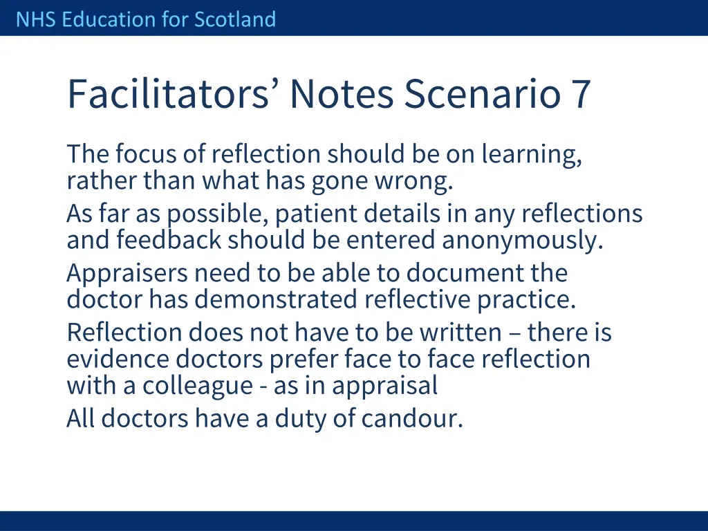 nhs education for scotland 19
