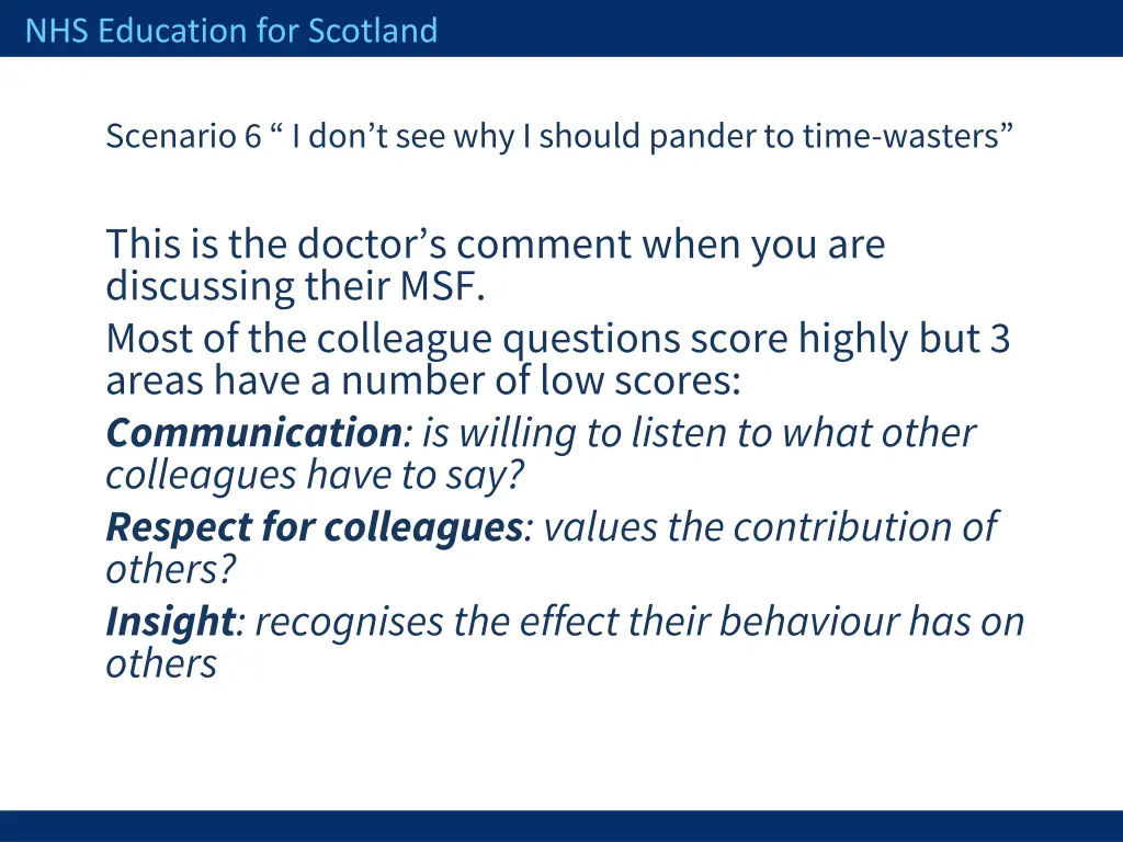 nhs education for scotland 9