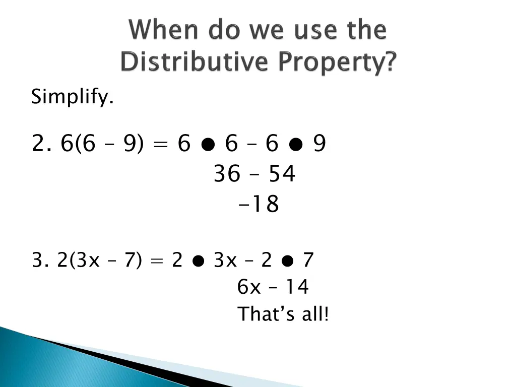 simplify