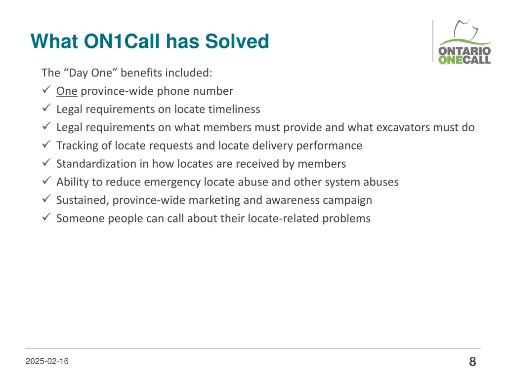 what on1call has solved