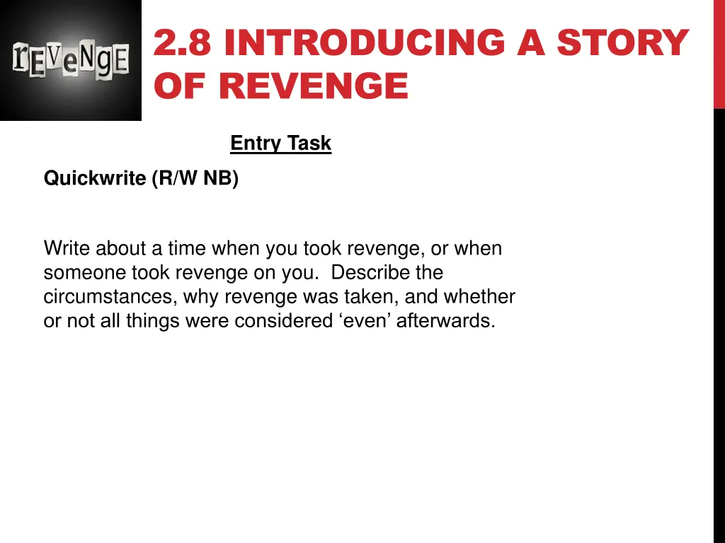 2 8 introducing a story of revenge