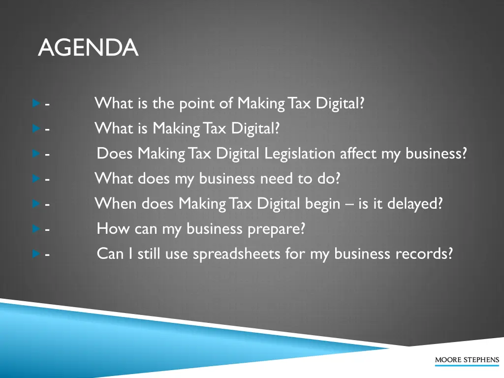 agenda