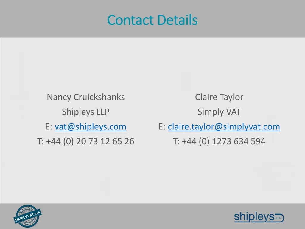 contact details contact details