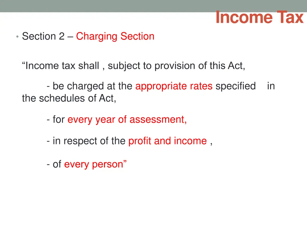 income tax 1