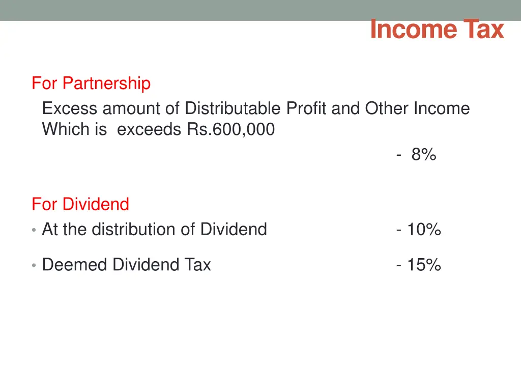 income tax 10