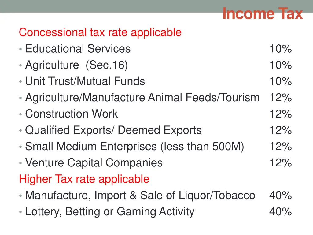 income tax 11