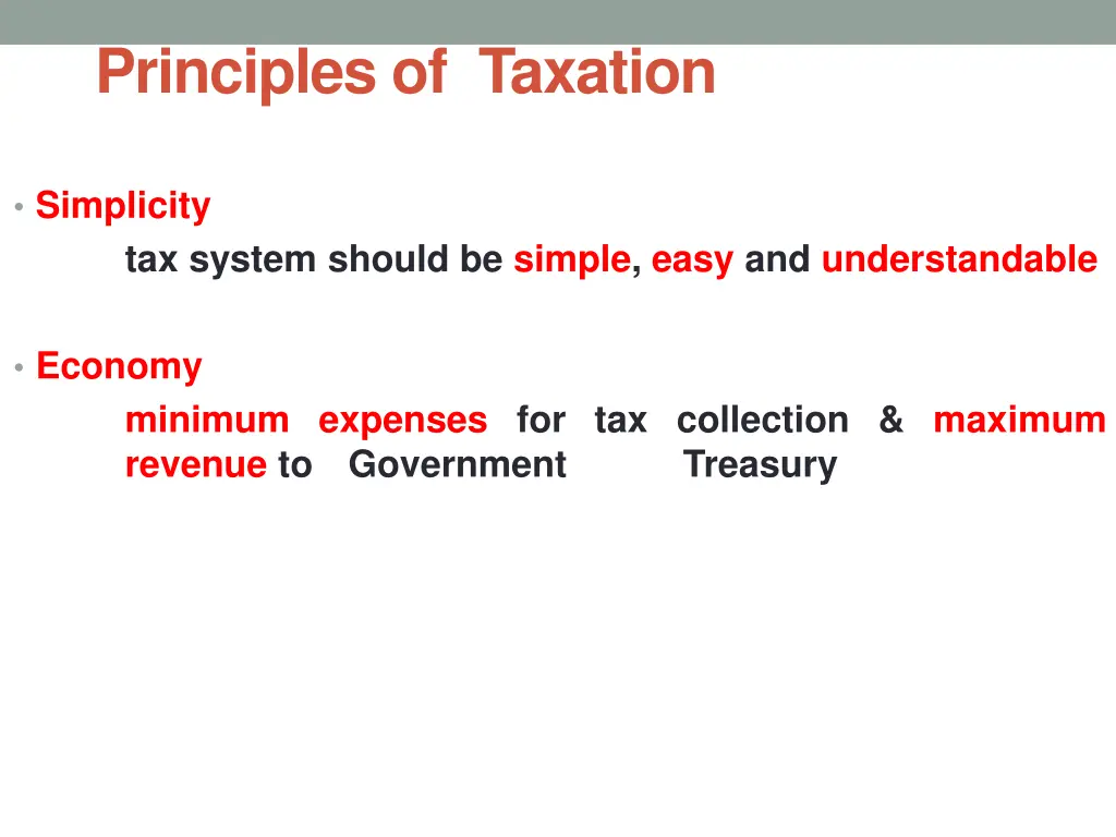 principles of taxation 1