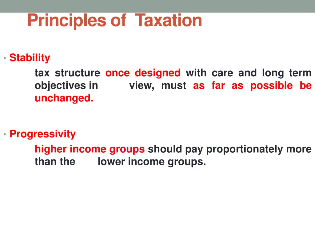 principles of taxation 2