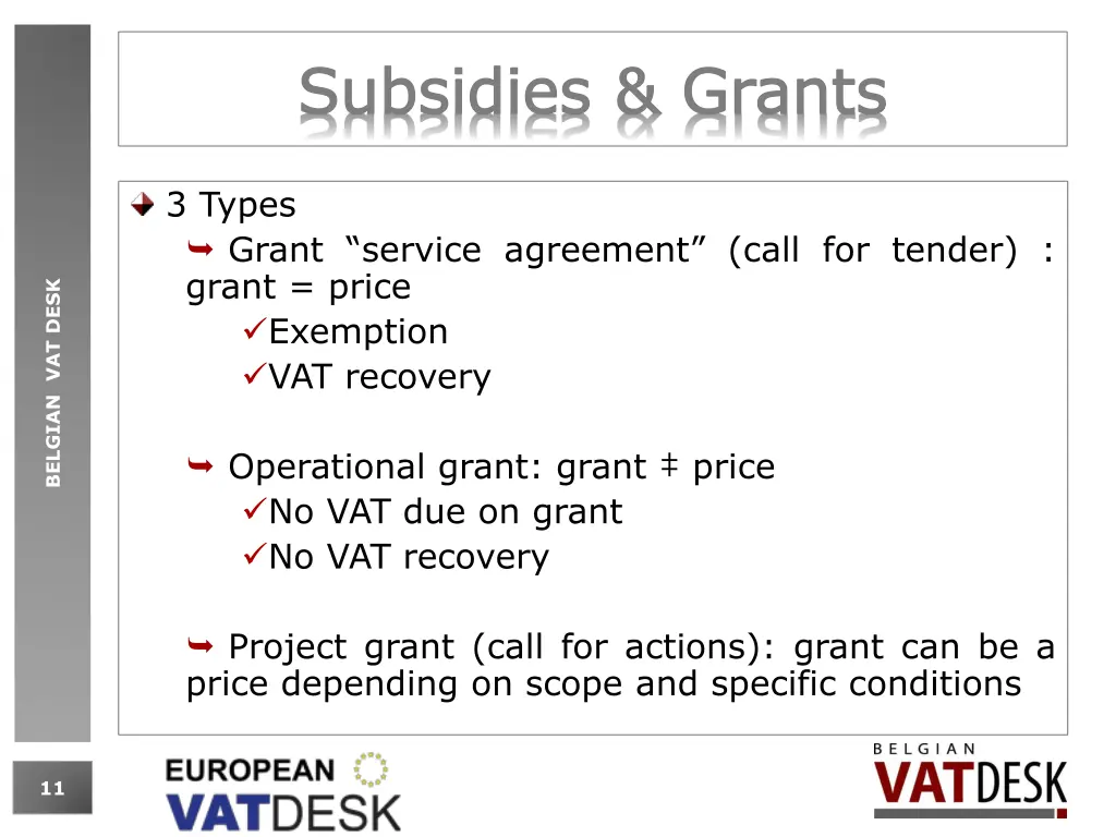 subsidies grants