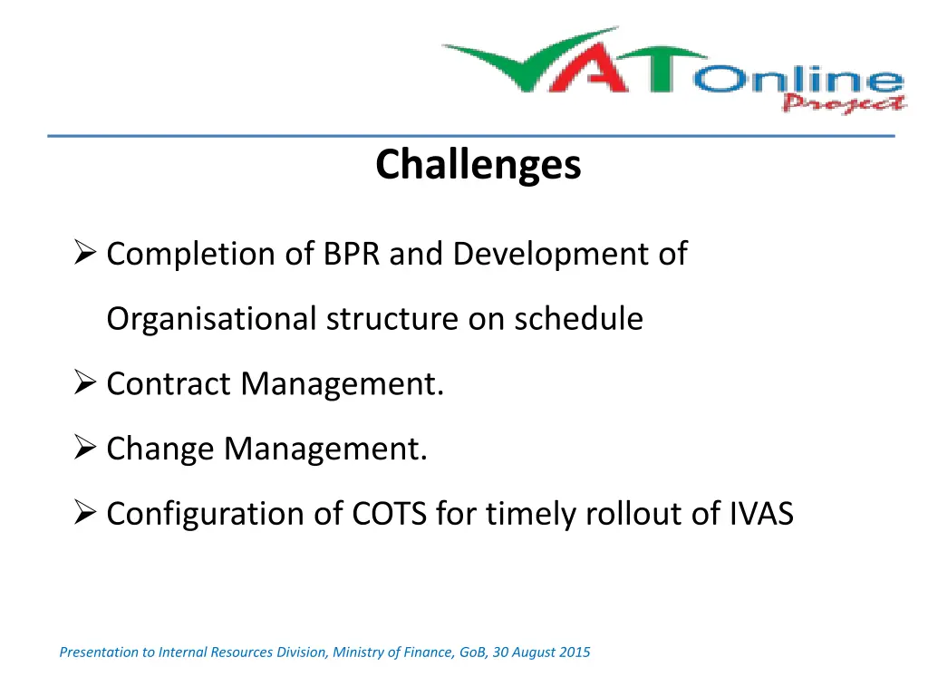 challenges
