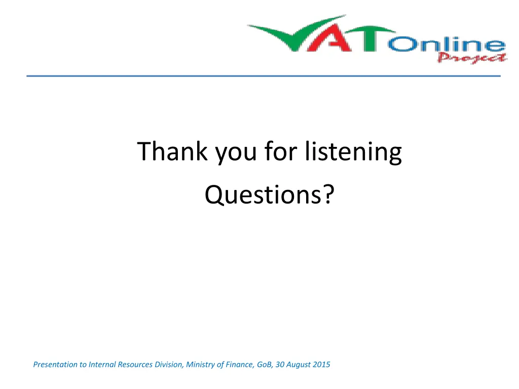 thank you for listening